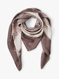 Aspinal of London silk scarf 90cm moleskin - British product