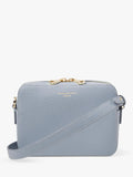 Aspinal of London crossbody bag sky blue nylon leather trim - British product