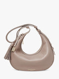 Aspinal of London small crescent shoulder bag moleskin, UK version