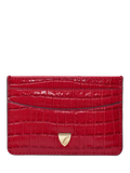 Aspinal of London Croc Leather Slim Credit Card Case