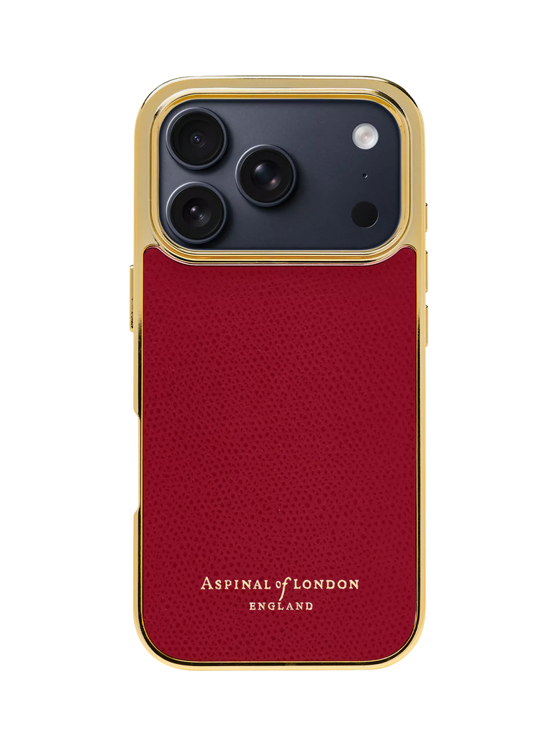 Aspinal of London iPhone 17 Pro leather case, imported from the UK
