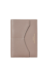John Lewis Aspinal of London Leather Passport Holder Moleskin- Buy online at McGrocer