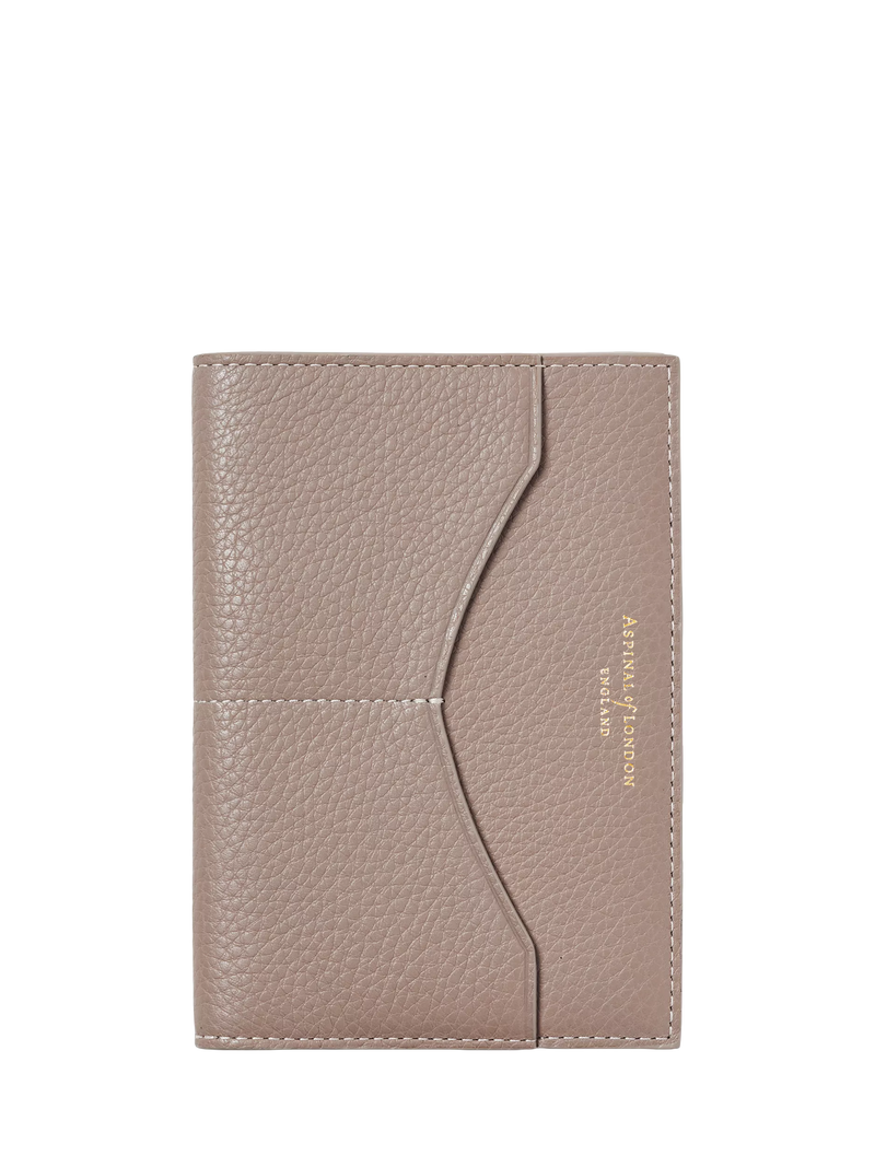 Aspinal of London leather passport holder moleskin - British product
