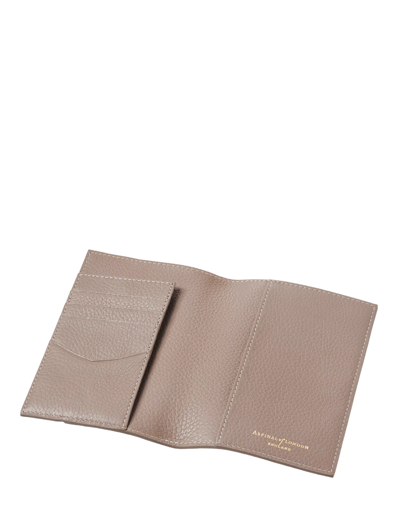 Aspinal of London leather passport holder moleskin - British product