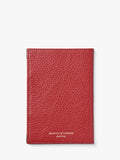 Aspinal of London passport cover in Cardinal Red (British brand)