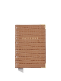 Aspinal of London croc leather passport cover British product