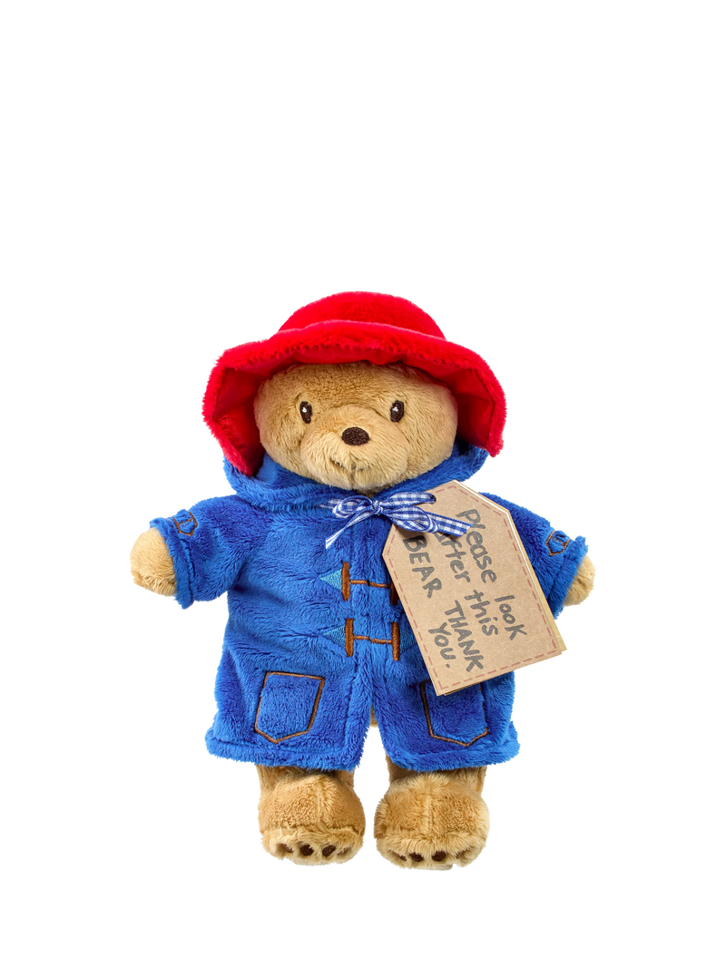 Paddington Bear classic soft toy, imported from the UK