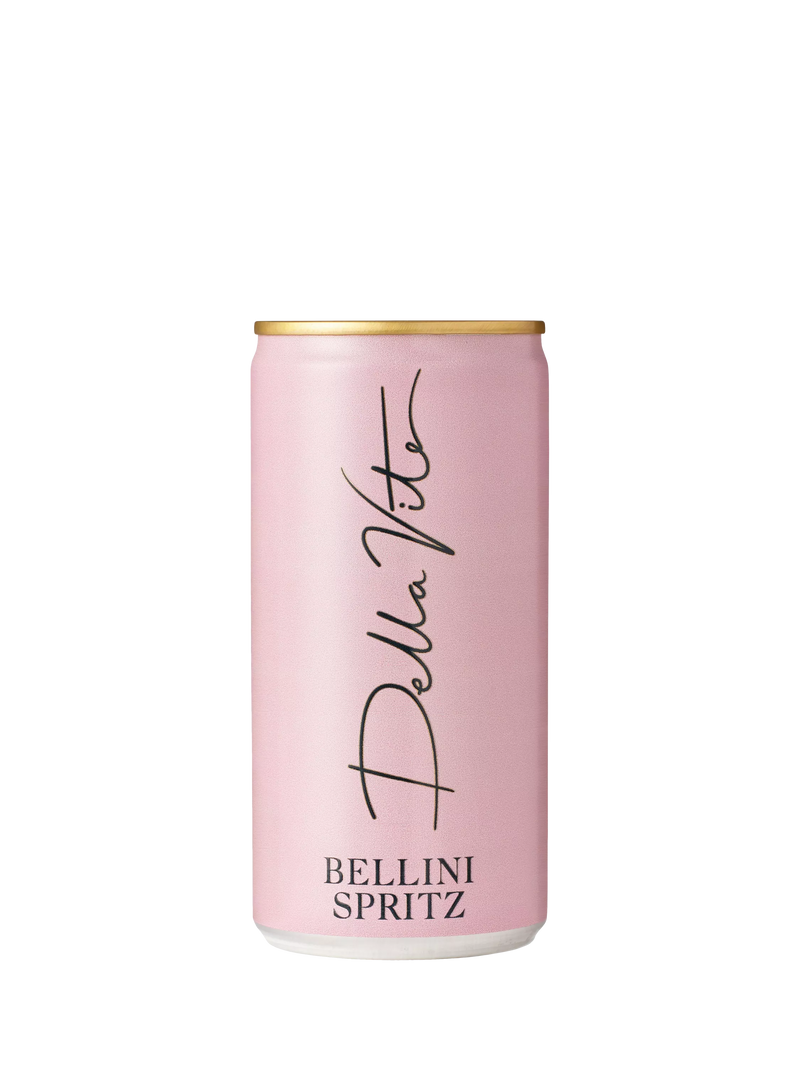 Della Vite Bellini Spritz 200ml ready-to-drink cocktail (British brand)