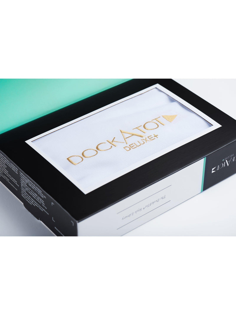 DockATot Deluxe+ baby pod cover white, UK version