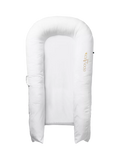 DockATot Grand Toddler Dock white toddler lounger, imported from the UK