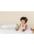 DockATot Grand Toddler Dock white toddler lounger, imported from the UK