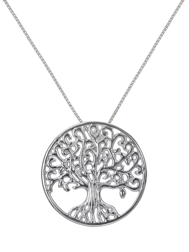 Nina B Tree of Life pendant necklace silver (British brand)