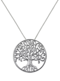 Nina B Tree of Life pendant necklace silver (British brand)