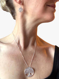 Nina B Tree of Life pendant necklace silver (British brand)