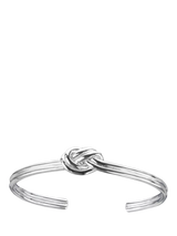 John Lewis Nina B Sterling Silver Knot Bangle- Buy online at McGrocer