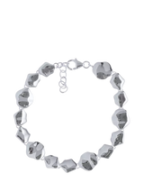 John Lewis Nina B Sterling Silver Pebble Link Bracelet, 18cm + 3cm Extension Chain- Buy online at McGrocer