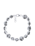 Nina B sterling silver pebble link bracelet 18cm (British brand)