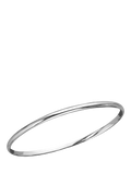 Nina B sterling silver simple slip-on bangle (British brand)