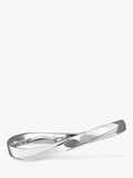 Nina B sterling silver wave bracelet slip on bangle - British product