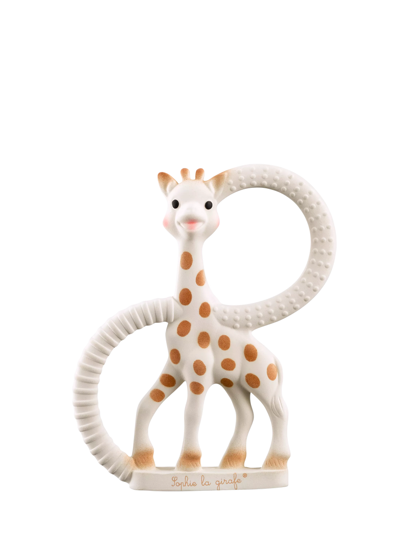 Sophie la girafe teething ring natural rubber, imported from the UK
