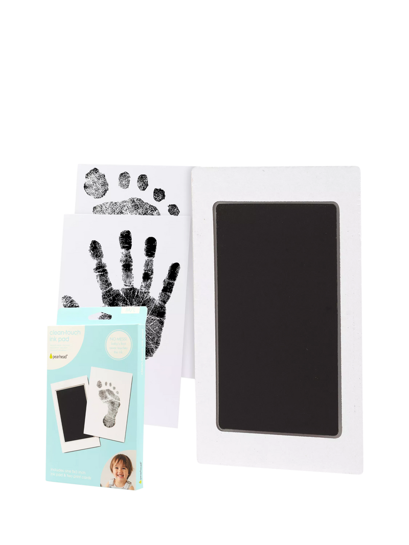 Pearhead Clean Touch ink pad medium large baby print kit, UK version