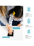 Pearhead Clean Touch ink pad medium large baby print kit, UK version