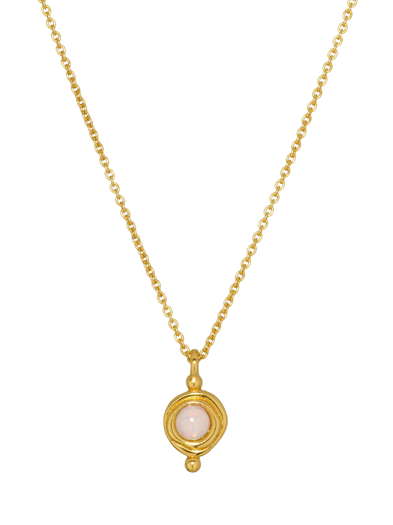 Ottoman Hands Garnet Birthstone Pendant Necklace 16 inch