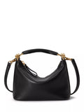 Lauren Ralph Lauren Blaike mini leather shoulder bag black (British brand)