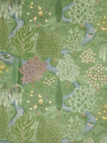 Liberty London Enchanted Wood hand-painted wallpaper pattern, imported from the UK
