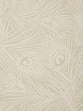 Liberty London Hera Plume Wallpaper, Pewter White