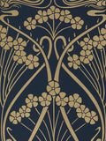 Liberty London Ianthe Mono Wallpaper, Lapis
