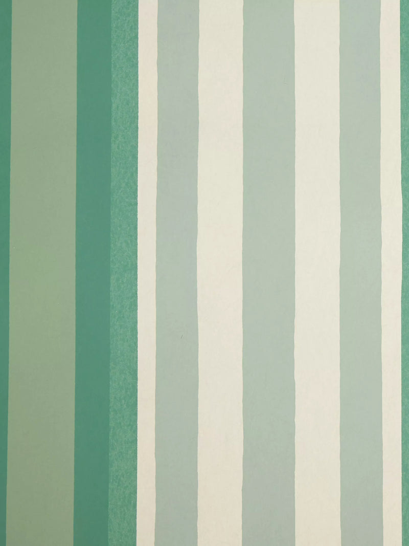 Liberty London Obi Stripe Wallpaper, Jade