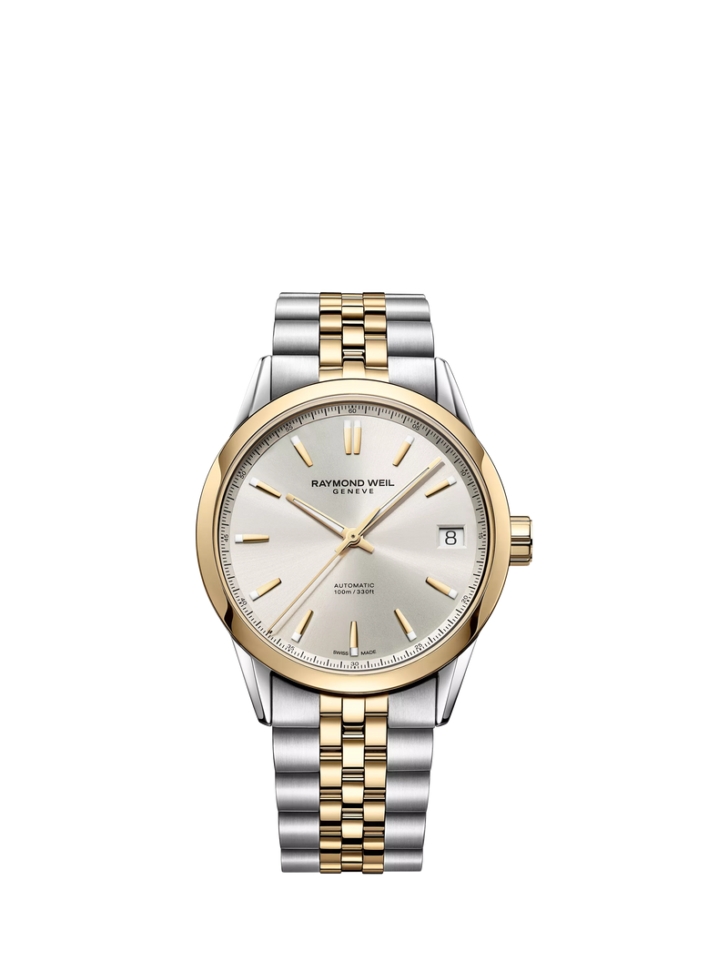 Raymond Weil Freelancer Date Automatic Two Tone Watch 40mm