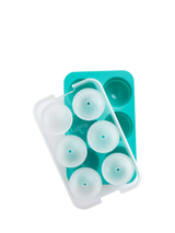 John Lewis Lékué Silicone XL Sphere Ice Cube Tray, 6 Cube- Buy online at McGrocer