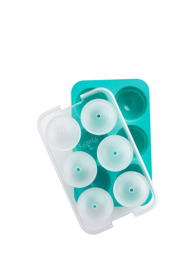 Lékué silicone XL sphere ice cube tray with lid, imported from the UK