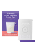 Lansinoh reusable silicone breastmilk bags 240ml pack of 5 (British brand)