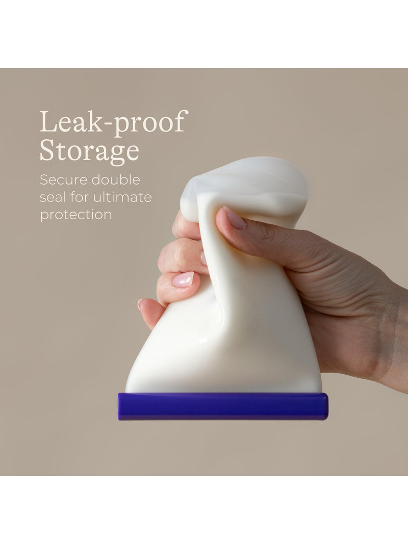 Lansinoh reusable silicone breastmilk bags 240ml pack of 5 (British brand)