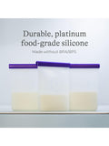 Lansinoh reusable silicone breastmilk bags 240ml pack of 5 (British brand)