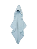 Little Dutch blue hooded towel 75x75cm, imported from the UK