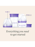 Lansinoh NaturalWave feeding bottle starter set, imported from the UK