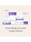 Lansinoh NaturalWave feeding bottle starter set, imported from the UK