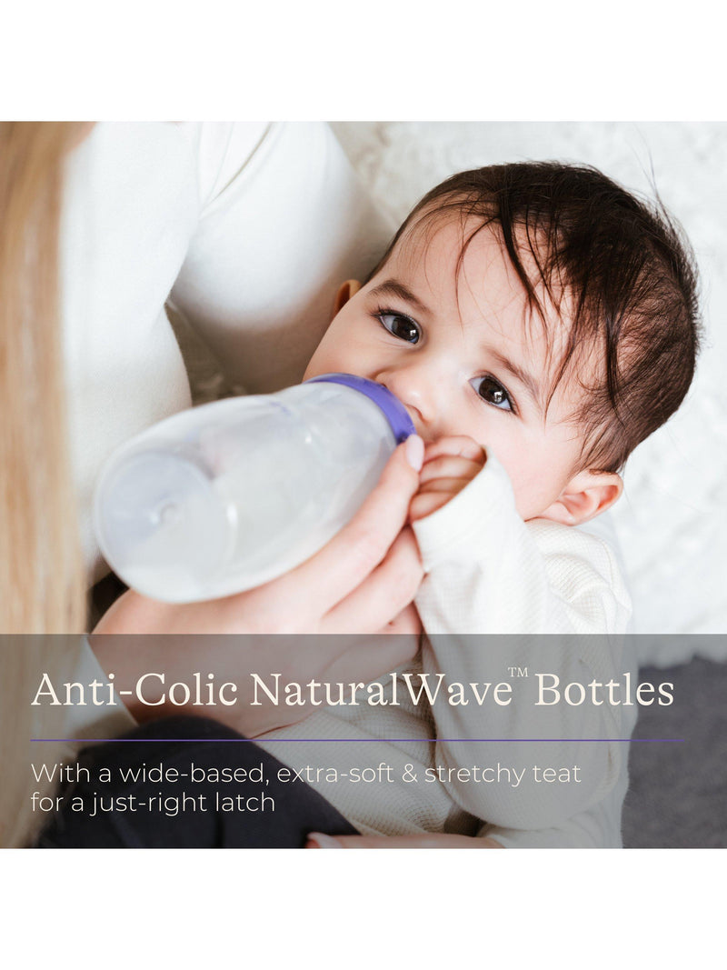 Lansinoh NaturalWave baby bottles 330ml pack of 2 - British product