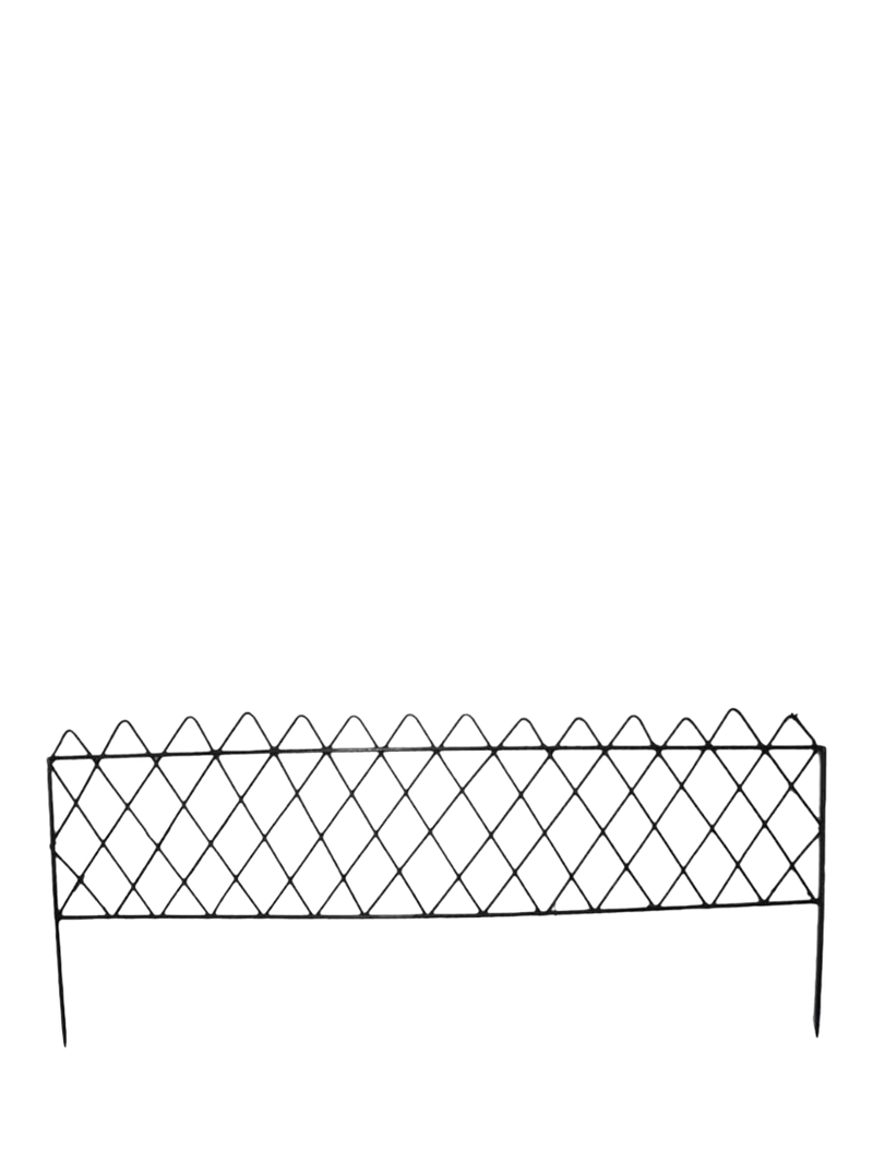 Wilstone garden edging fence rustic pack of 2 90cm - British product