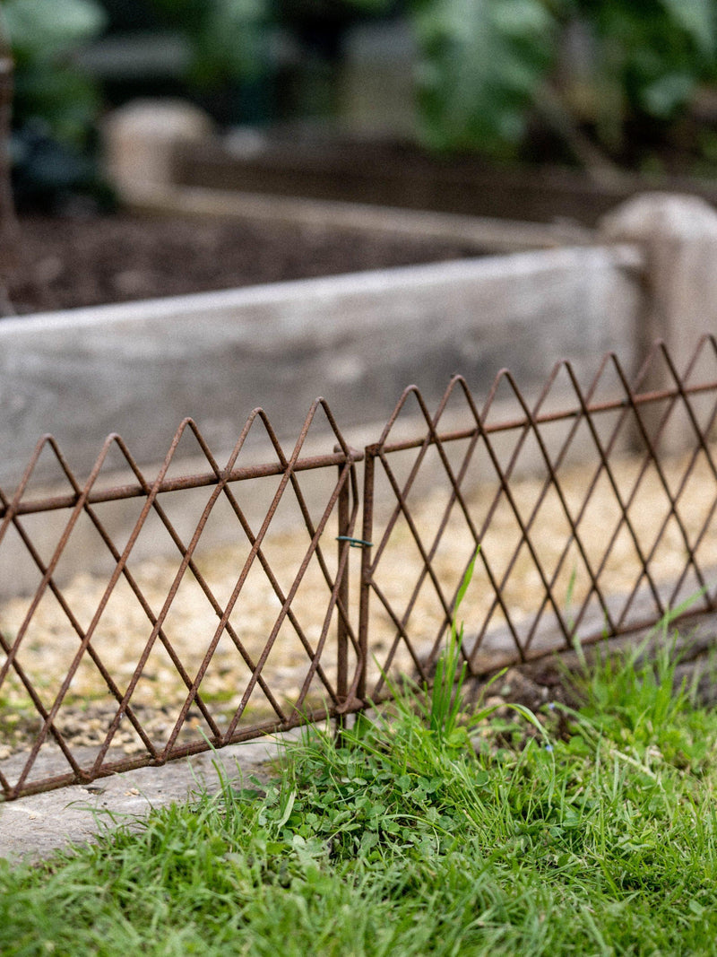 Wilstone garden edging fence rustic pack of 2 90cm - British product