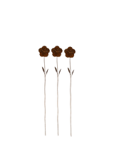 John Lewis Wilstone Poppy Metal Plant Support, Pack of 3, Rustic- Buy online at McGrocer