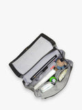Storksak St James leather changing bag black, imported from the UK