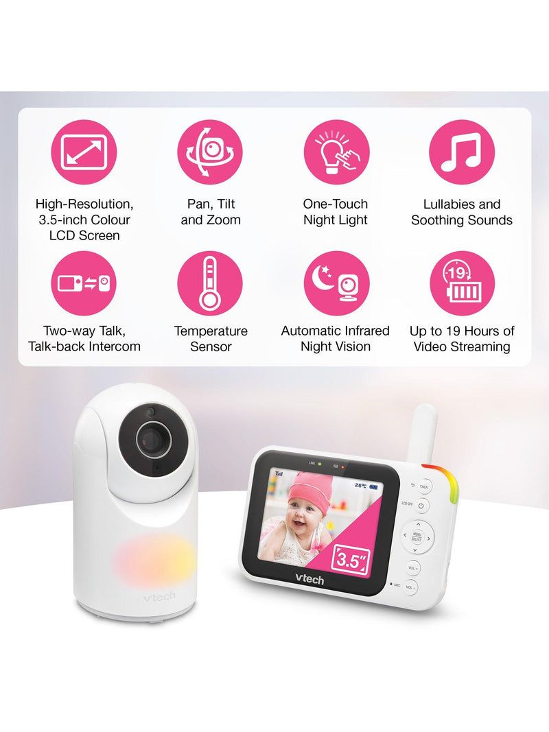 VTech VM4263 video baby monitor 3.5 inch (British brand)