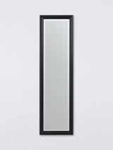 John Lewis John Lewis Classic Rectangular Wall Mirror 117 x 27cm Black- Buy online at McGrocer