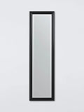 John Lewis black rectangular wall mirror 117x27cm (British brand)