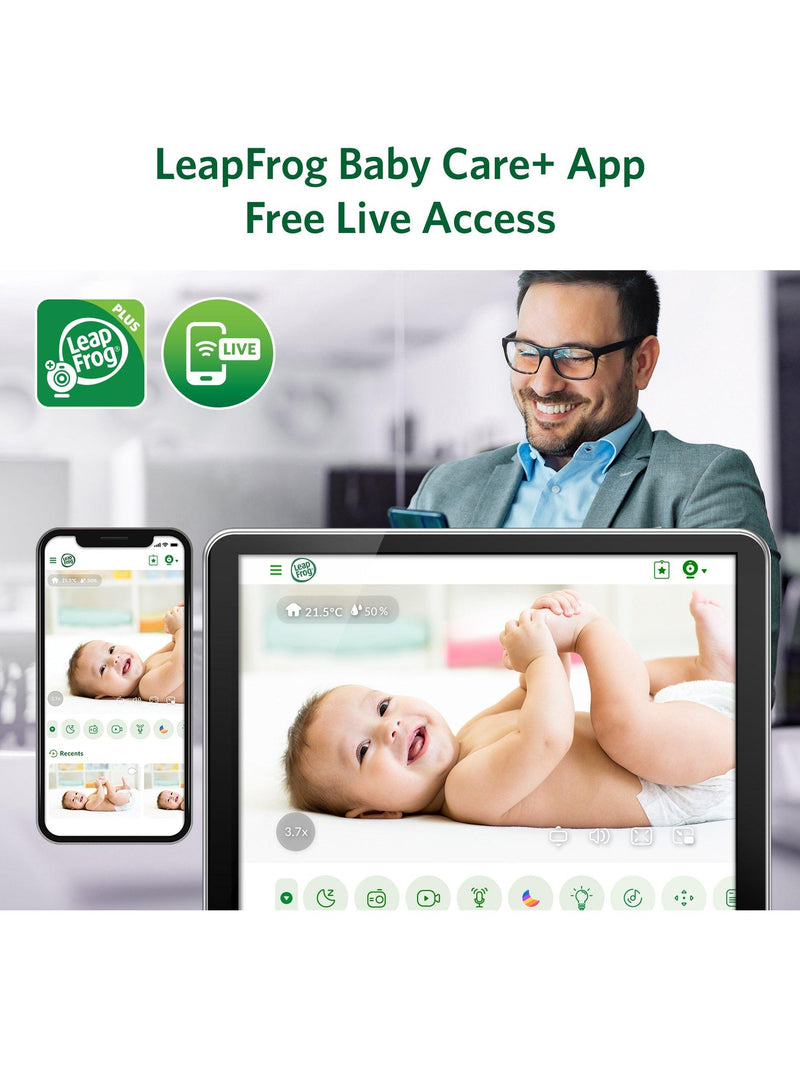 LeapFrog Wi-Fi smart baby monitor 7 inch, imported from the UK